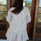 A-Line Tiered Floral Dress