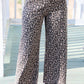 Leopard Wide Leg Pants