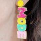 Mom Mode Beaded Multicolor Earrings